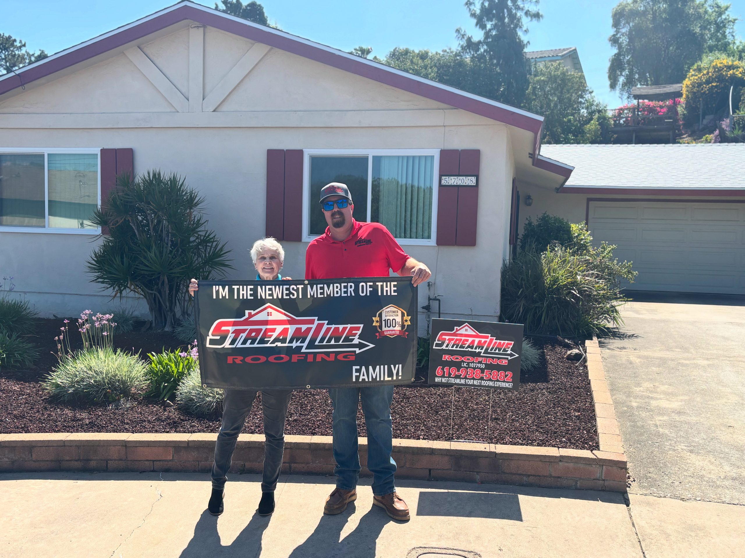  A roof is covered with solar panels installed by Streamline Roofing in the San Diego area 