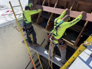 Streamline Roofing workers on roof