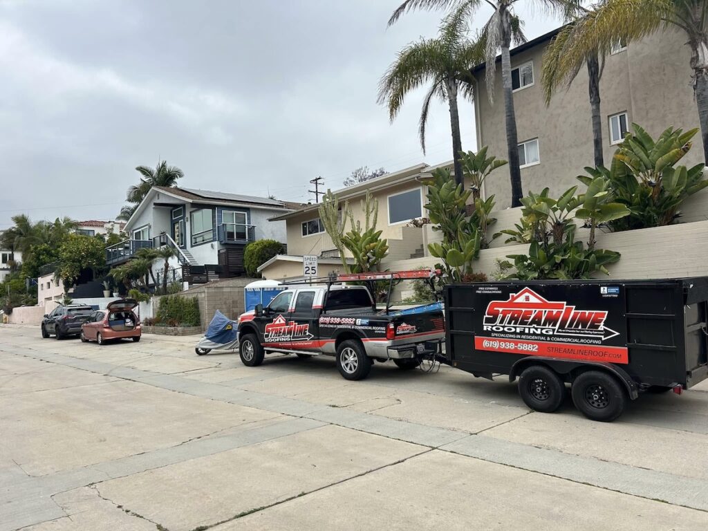 Streamline Roofing truck