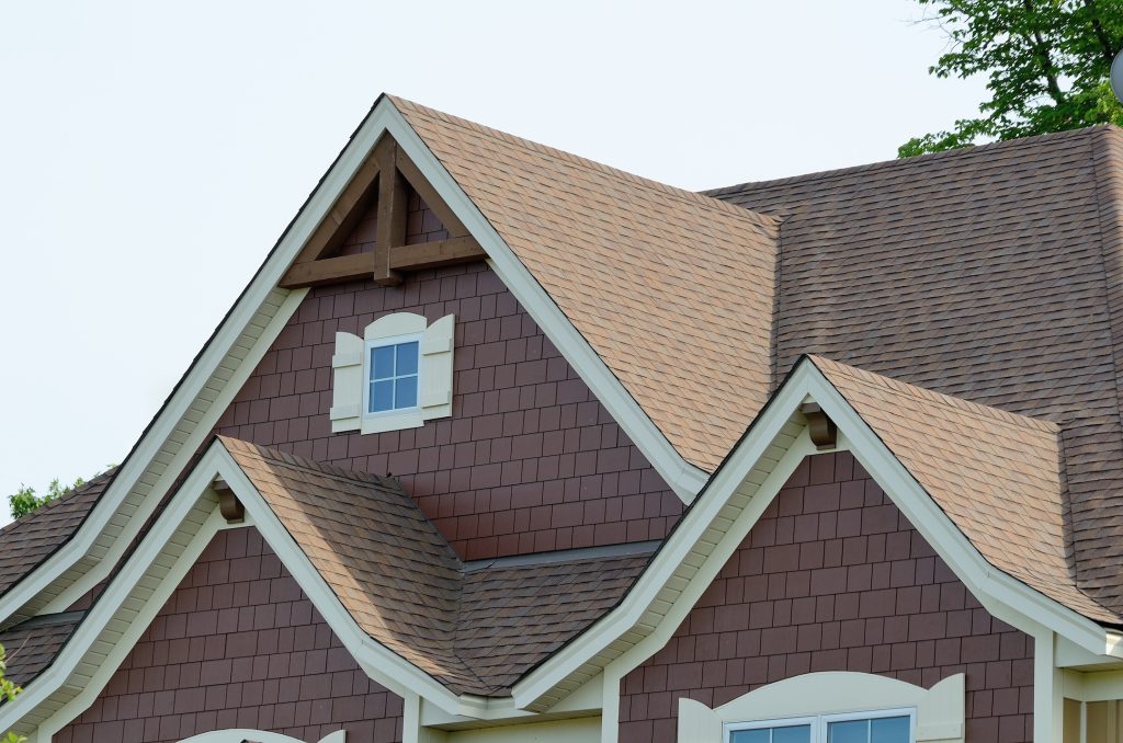 Gable Dormers and Roof of Residential House
