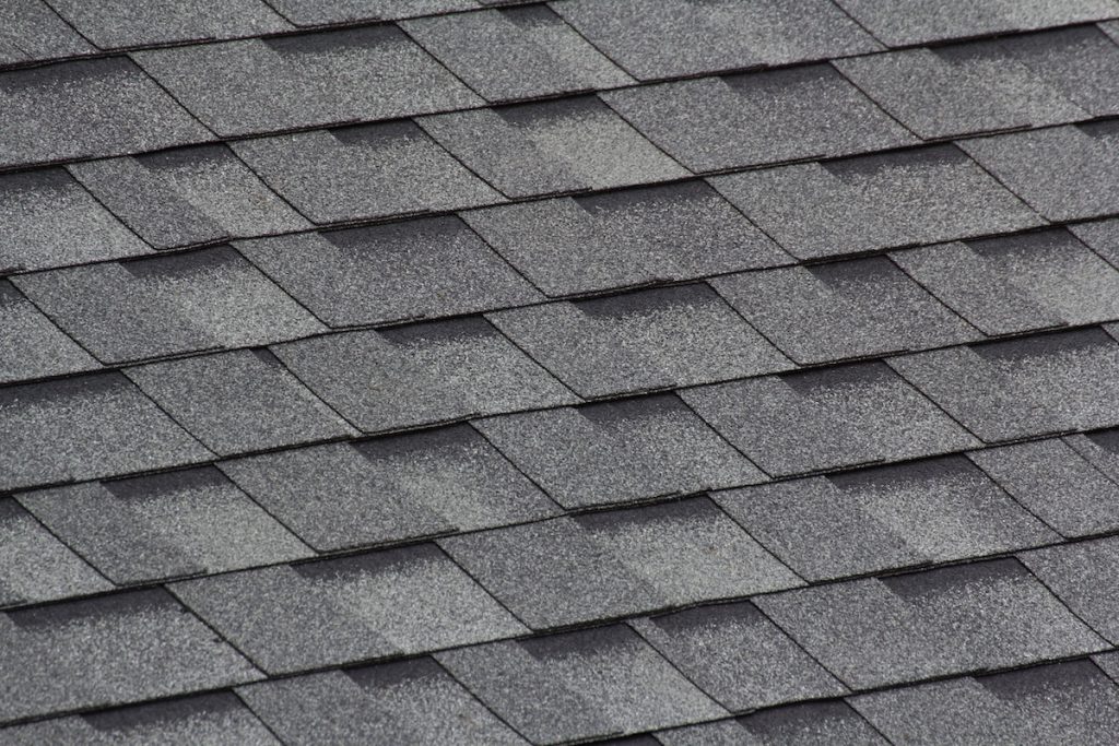 grey and black roof shingles background and texture