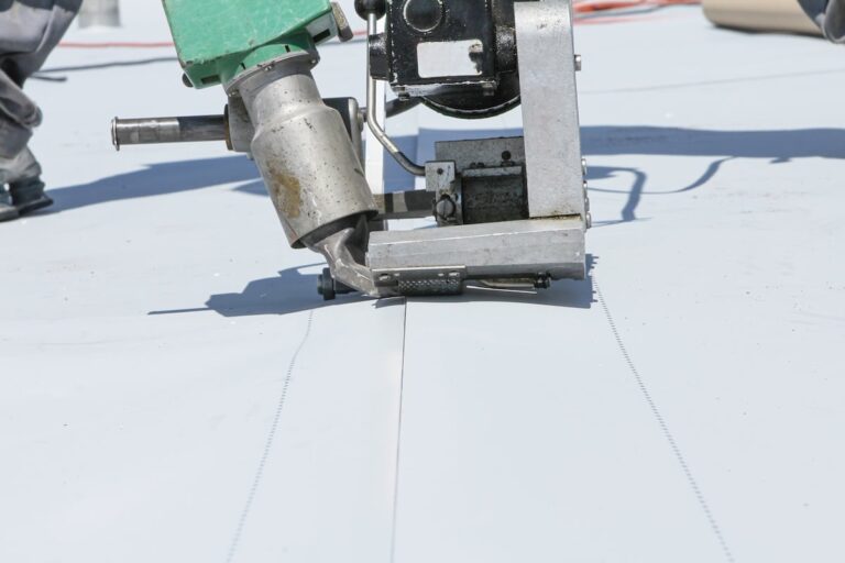 TPO roof installation