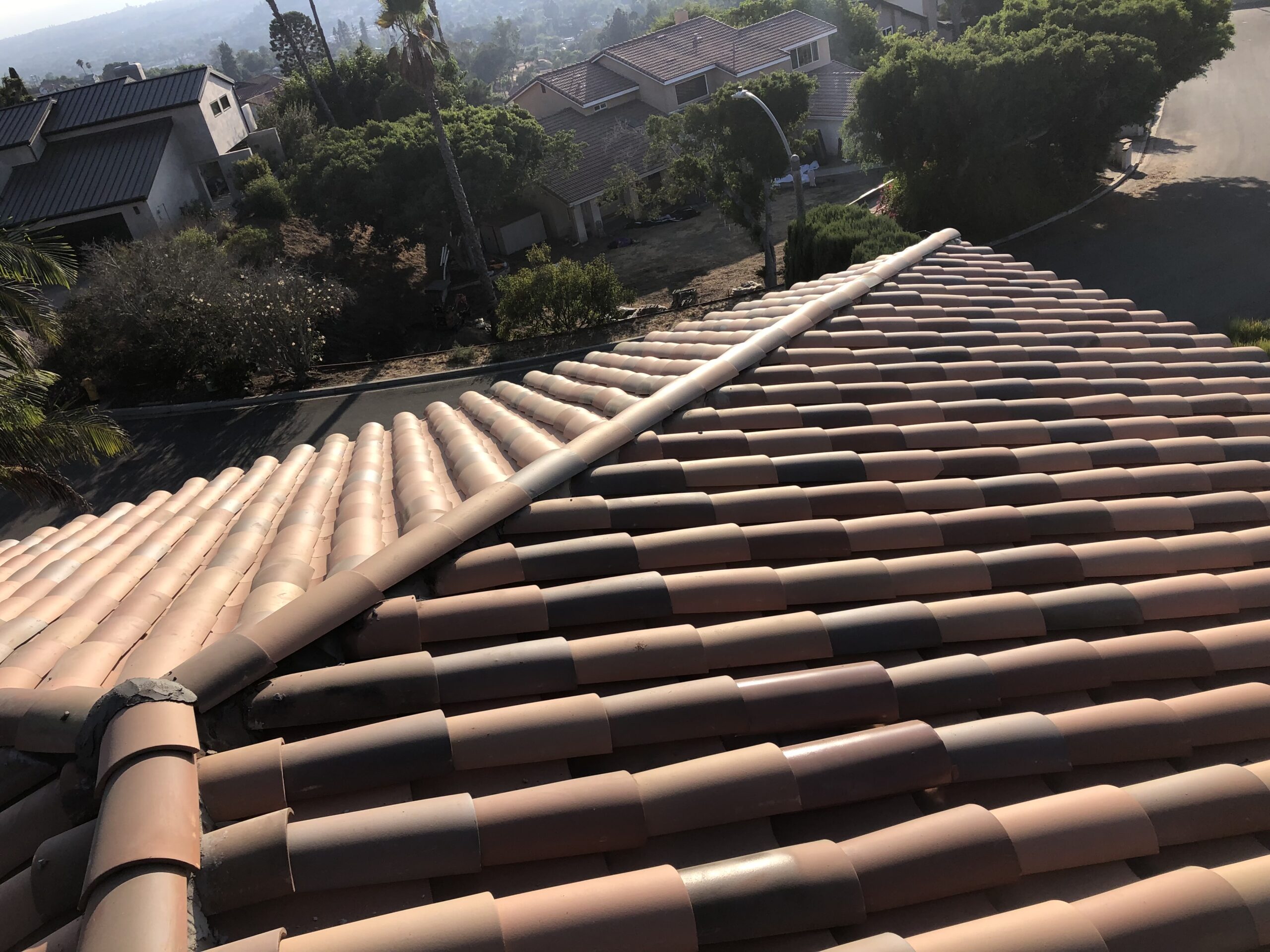 Streamline tile roof