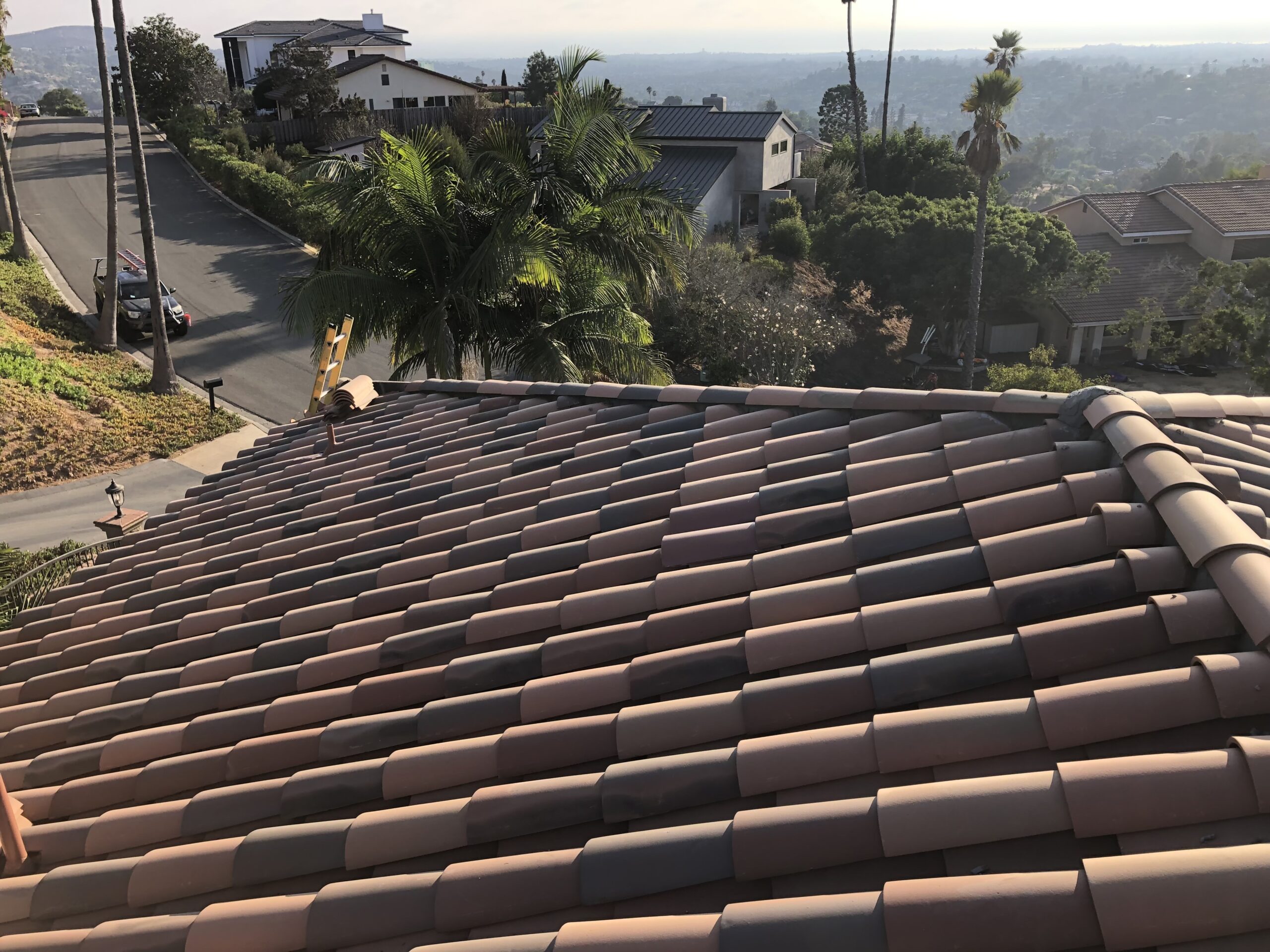 Streamline tile roof