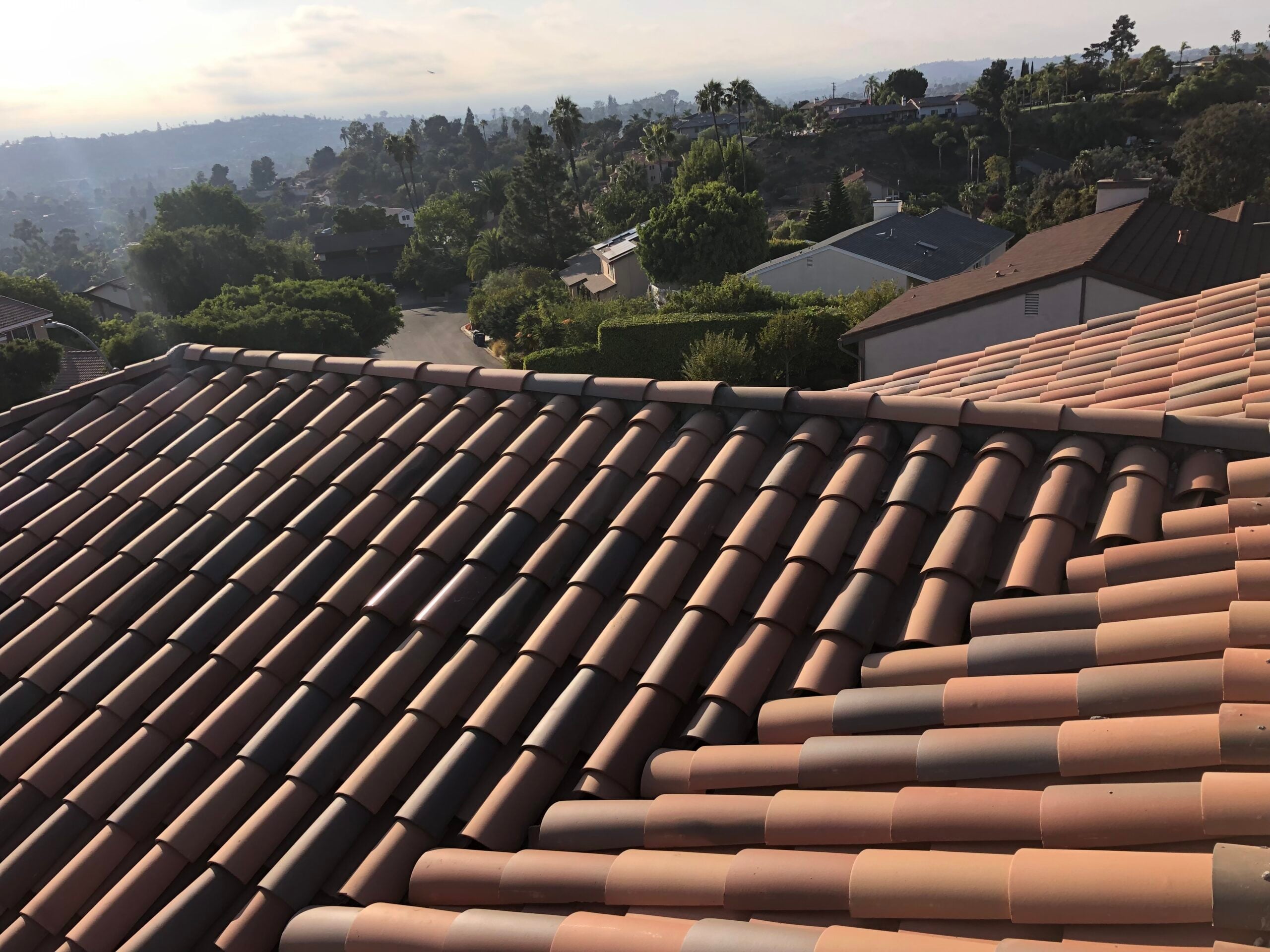Streamline tile roof