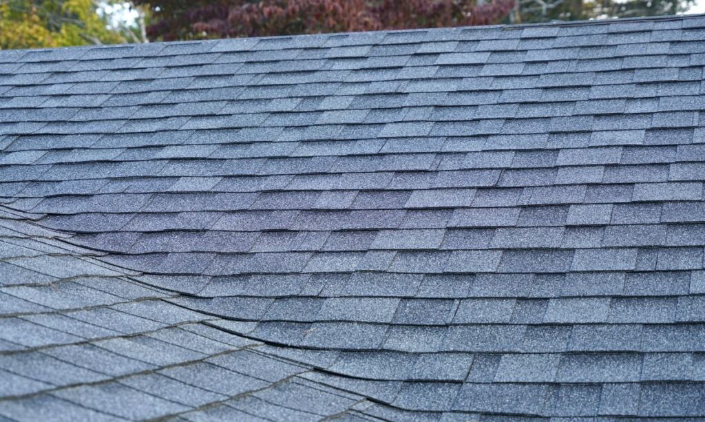 roof shingle replacement blue close up shingles