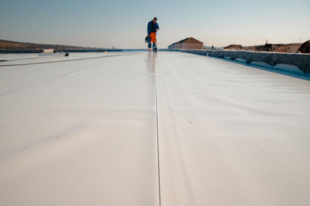 pvc roofing sheets flat roof commercial