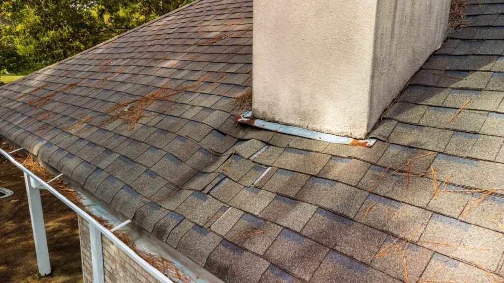 roof leak detection shingles roof sinking