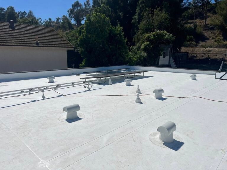 commercial flat roof