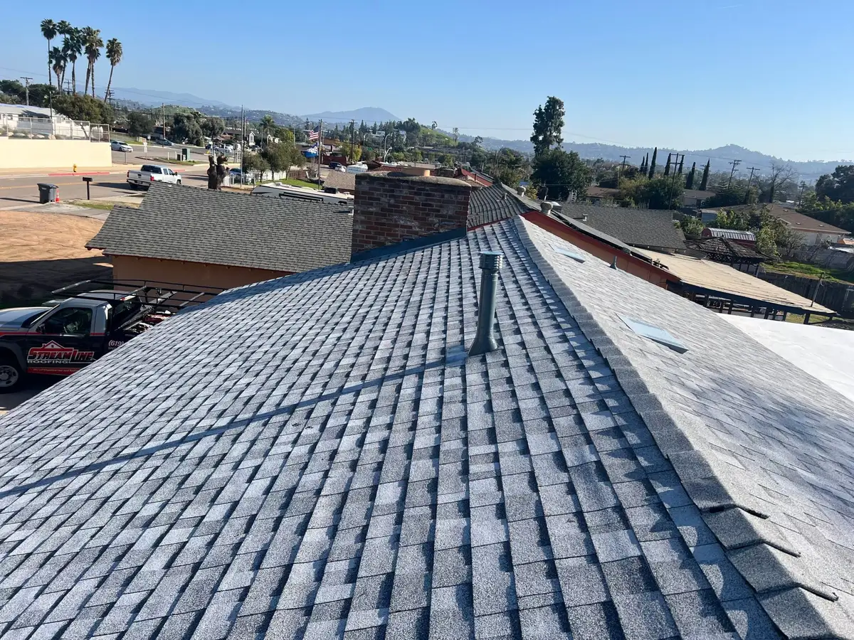 Shingle roof
