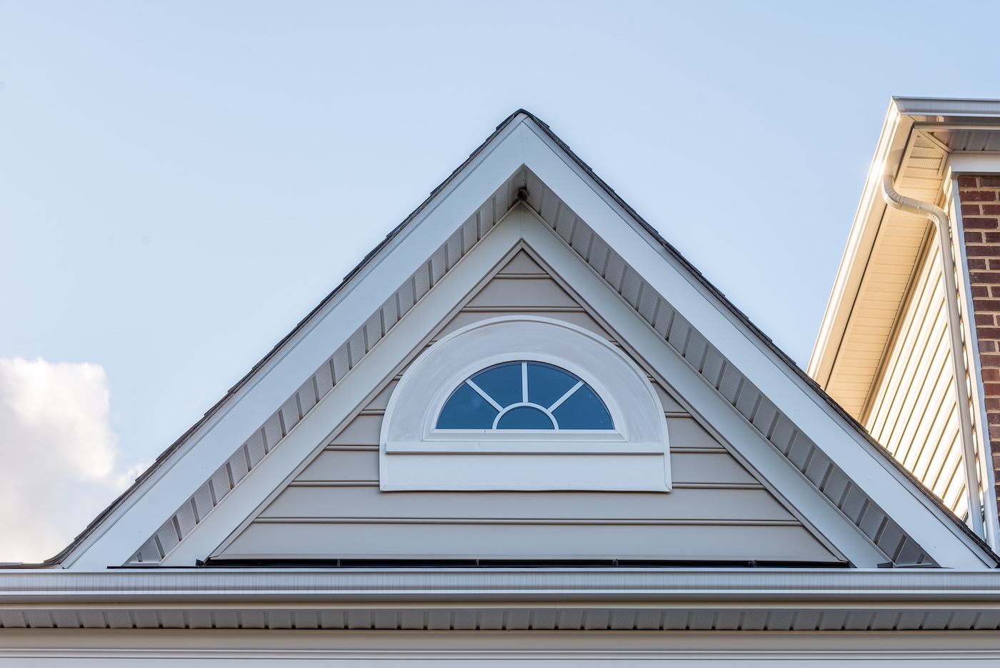 roof flashing on gable roof
